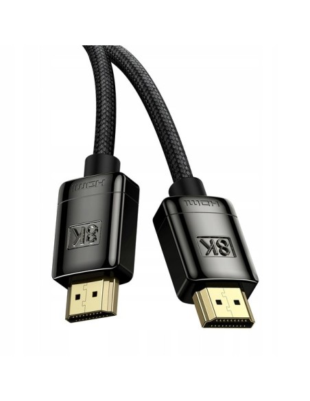 Baseus High Definition | Kabel HDMI 2.1 8K 60Hz UHD 3D dynamiczny HDR 1m