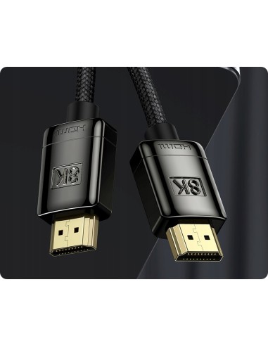 Baseus High Definition | Kabel HDMI 2.1 8K 60Hz UHD 3D dynamiczny HDR 1m