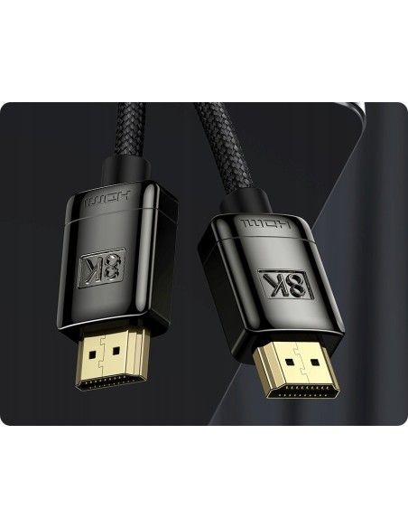 Baseus High Definition | Kabel HDMI 2.1 8K 60Hz UHD 3D dynamiczny HDR 1m