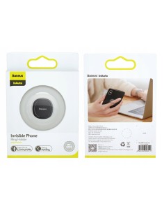 Baseus Invisible | Uchwyt, podstawka, ring do telefonu na palec, adapter magnetyczny 3w1
