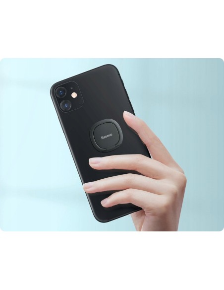 Baseus Invisible | Uchwyt, podstawka, ring do telefonu na palec, adapter magnetyczny 3w1