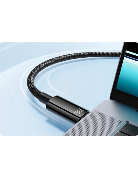 Baseus Tungsten Gold | Kabel Type-C USB-C 240W Power Delivery Samsung AFC Huawei SCP Quick Charge 3m