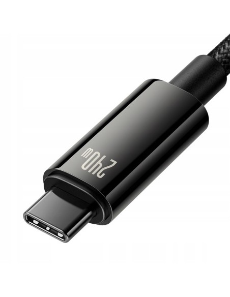 Baseus Tungsten Gold | Kabel Type-C USB-C 240W Power Delivery Samsung AFC Huawei SCP Quick Charge 3m