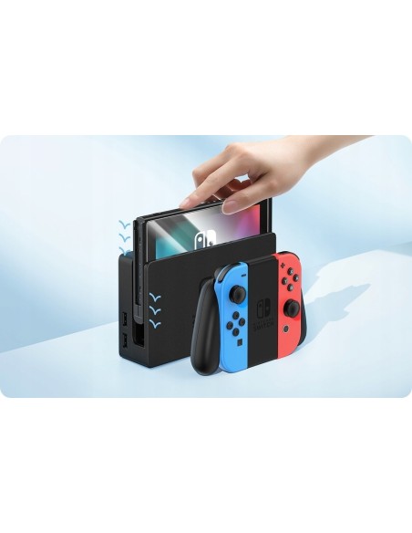 Baseus Crystal P6001205K201-01 | Szkło hartowane ochronne pełne do Nintendo Switch OLED 2021 2szt.