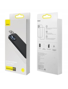Baseus Liquid Silica Gel | Zestaw - Etui, szkło hartowane, szkło na obiektyw do Apple iPhone 13 Pro