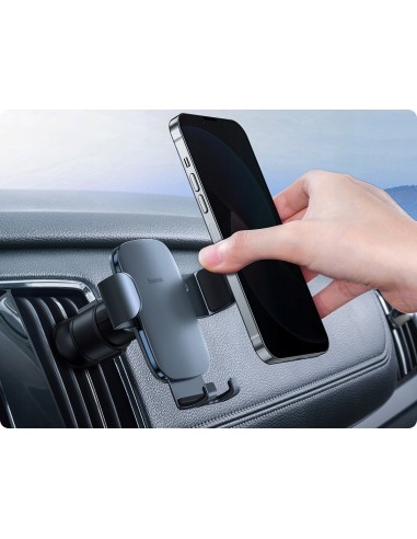 Baseus Metal Age II | Uchwyt grawitacyjny samochodowy na telefon do kratki nawiewu