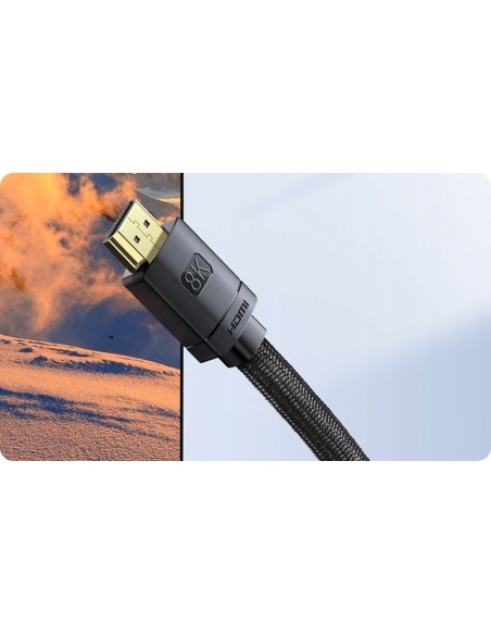 Baseus High Definition | Kabel HDMI 2.1 8K 60Hz UHD 3D dynamiczny HDR 2m