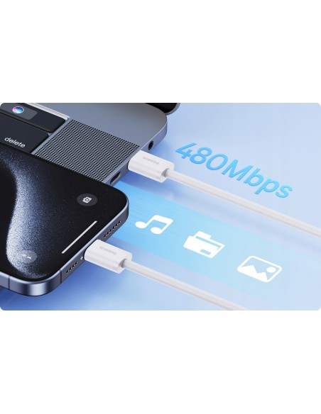 Baseus Superior 2 | Kabel USB-C Type-C do iPhone serii 15 Power Delivery 30W 2m