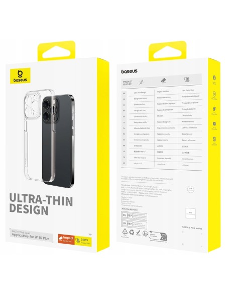 Baseus Lucent | Etui case obudowa pokrowiec plecki do iPhone 15 Plus
