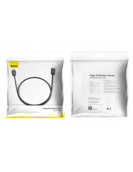 Baseus High Definition | Kabel przewód HDMI - HDMI 2.0 4K60Hz FULL HD 18Gbps HDR 3m