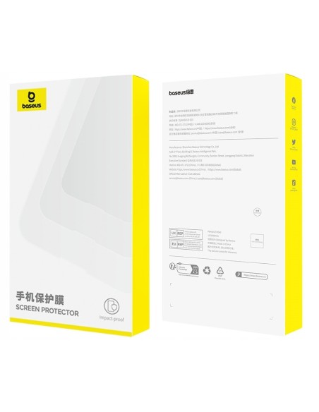 Baseus Superior Series | Szkło ochronne, hartowane prywatyzujące do iPhone 15 Plus, z aplikatorem