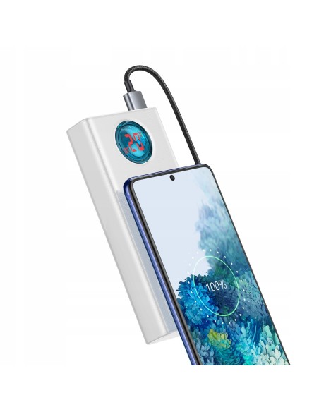 Baseus Ambilight 65W | Power Bank 30000mAh 4x USB + USB-C Power Delivery Quick Charge 3.0 Huawei SCP FCP 5A Overseas Edition