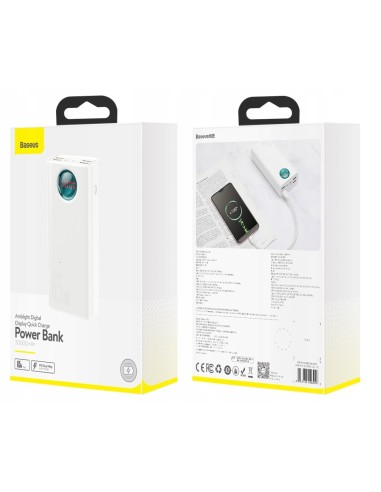 Baseus Ambilight 65W | Power Bank 30000mAh 4x USB + USB-C Power Delivery Quick Charge 3.0 Huawei SCP FCP 5A Overseas Edition