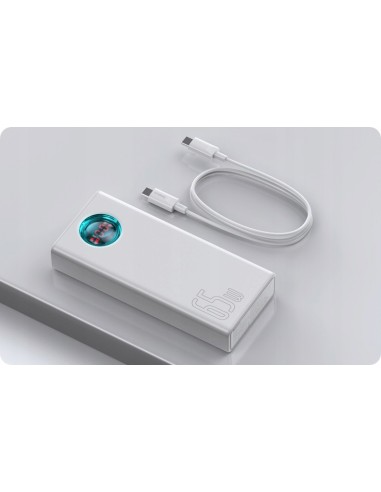 Baseus Ambilight 65W | Power Bank 30000mAh 4x USB + USB-C Power Delivery Quick Charge 3.0 Huawei SCP FCP 5A Overseas Edition