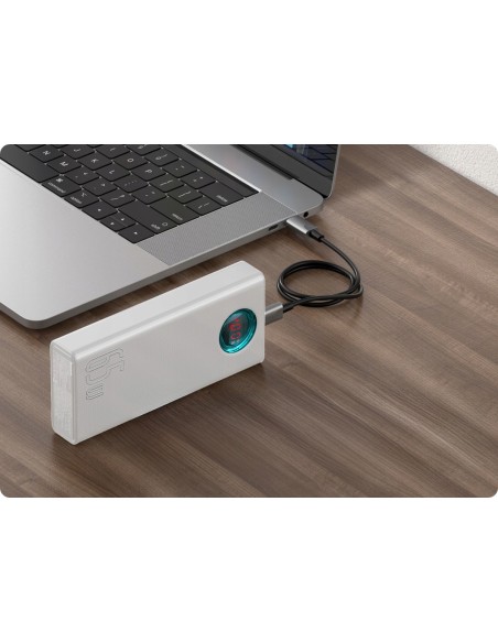 Baseus Ambilight 65W | Power Bank 30000mAh 4x USB + USB-C Power Delivery Quick Charge 3.0 Huawei SCP FCP 5A Overseas Edition
