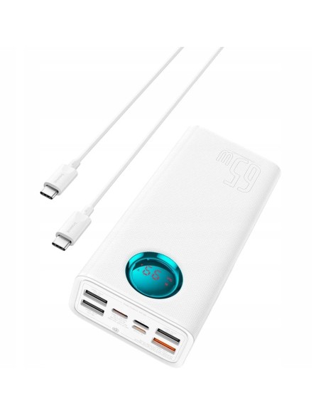 Baseus Ambilight 65W | Power Bank 30000mAh 4x USB + USB-C Power Delivery Quick Charge 3.0 Huawei SCP FCP 5A Overseas Edition