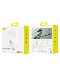 Baseus Bass 30 Max | Bezprzewodowe słuchawki nauszne Bluetooth 5.3,