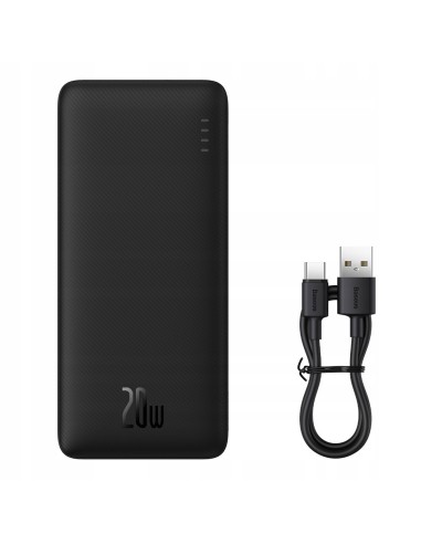 Baseus Airpow | Power Bank z szybkim ładowaniem PD 20W 10000mAh, kabel USB-C