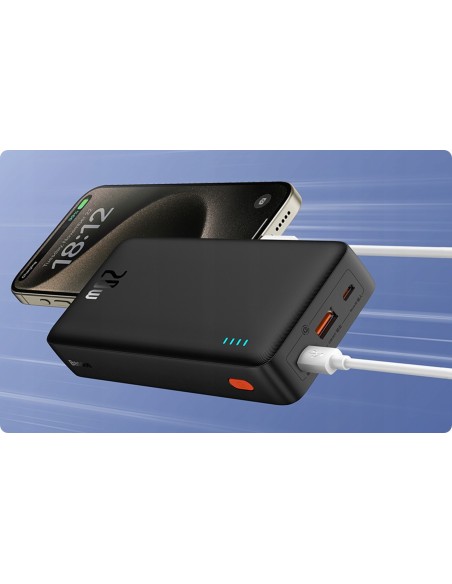 Baseus Airpow | Power Bank z szybkim ładowaniem PD 20W 20000mAh, kabel USB-C
