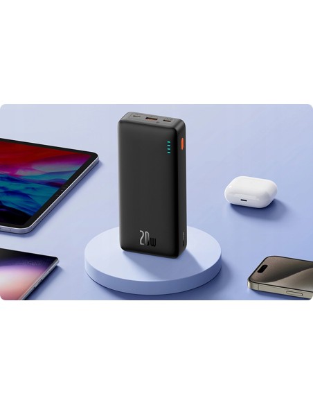 Baseus Airpow | Power Bank z szybkim ładowaniem PD 20W 20000mAh, kabel USB-C