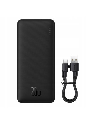 Baseus Airpow | Power Bank z szybkim ładowaniem PD 20W 20000mAh, kabel USB-C