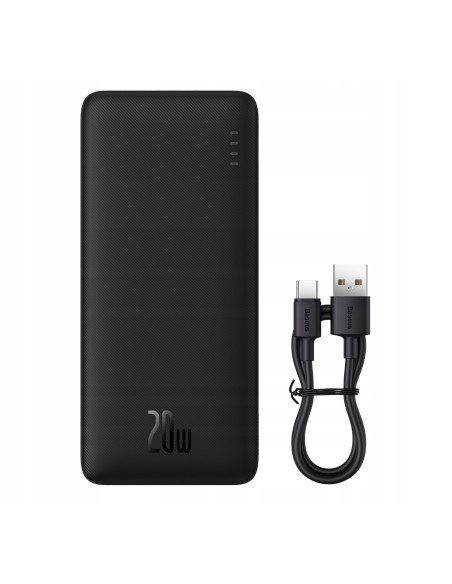 Baseus Airpow | Power Bank z szybkim ładowaniem PD 20W 20000mAh, kabel USB-C