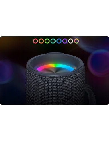 Baseus AeQur 30 | Głośnik przenośny, bezprzewodowy Bluetooth 5.3, LED RGB + aplikacja