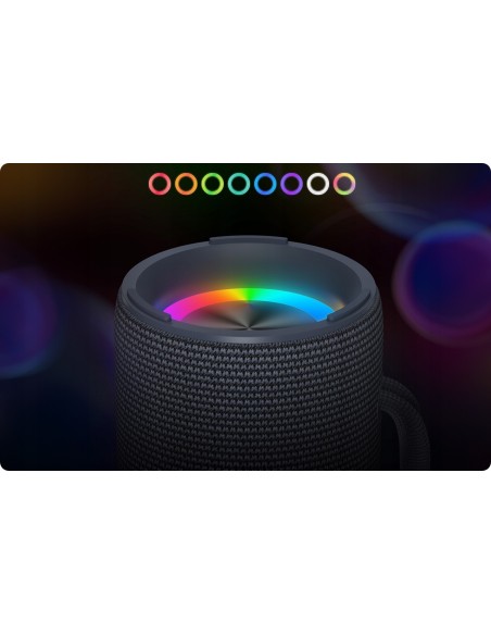 Baseus AeQur 30 | Głośnik przenośny, bezprzewodowy Bluetooth 5.3, LED RGB + aplikacja