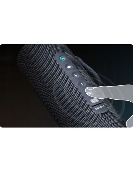 Baseus AeQur 30 | Głośnik przenośny, bezprzewodowy Bluetooth 5.3, LED RGB + aplikacja
