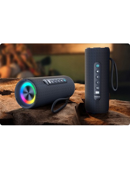 Baseus AeQur 30 | Głośnik przenośny, bezprzewodowy Bluetooth 5.3, LED RGB + aplikacja