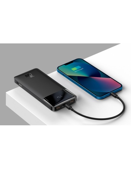 Baseus Bipow Digital Display | Power Bank 10000mAh 20W Power Delivery Quick Charge Overseas Edition