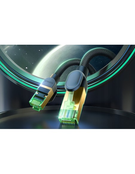 Baseus High Speed CAT8 | Kabel przewód sieciowy internetowy LAN RJ45 Ethernet CAT8 40Gb/s 2000MHz 0.5m