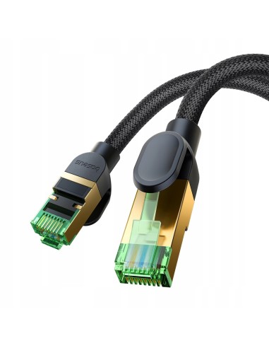 Baseus High Speed CAT8 | Kabel przewód sieciowy internetowy LAN RJ45 Ethernet CAT8 40Gb/s 2000MHz 0.5m