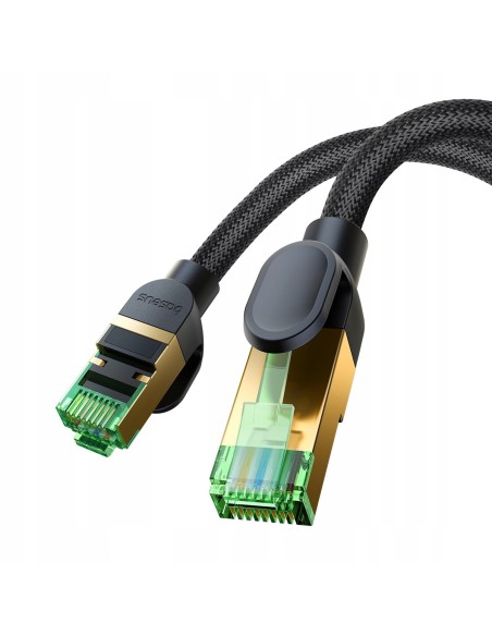 Baseus High Speed CAT8 | Kabel przewód sieciowy internetowy LAN RJ45 Ethernet CAT8 40Gb/s 2000MHz 0.5m