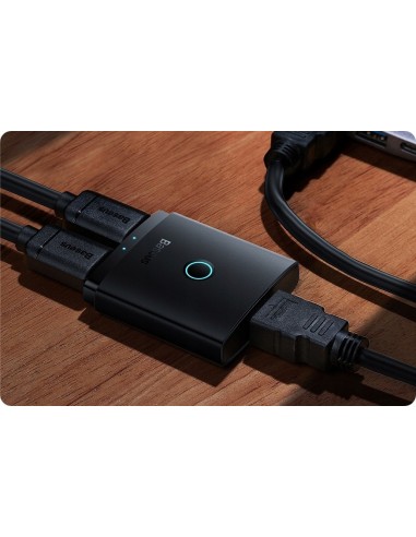 Baseus AirJoy 2-in-1 | Switch dwukierunkowy rozdzielacz HDMI Full HD 4K