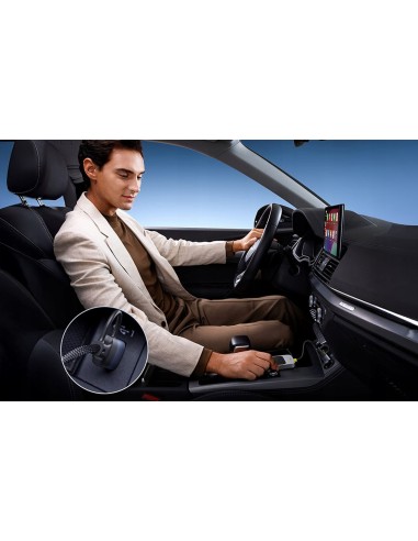 Baseus SafeJourney | Adapter bezprzewodowy do Apple AudioCar do iPhone, Bluetooth WiFi