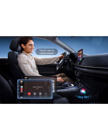 Baseus SafeJourney | Adapter bezprzewodowy do Apple AudioCar do iPhone, Bluetooth WiFi