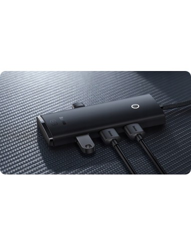 Baseus Lite Series 4-Port | HUB adapter rozdzielacz USB-C - USB 3.0 *4 25cm