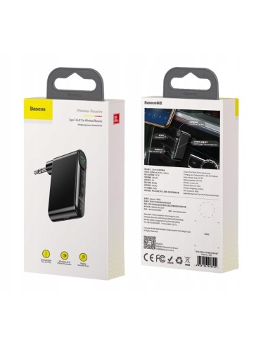 Baseus Qiyin | Transmiter odbiornik dźwięku bluetooth AUX do samochodu