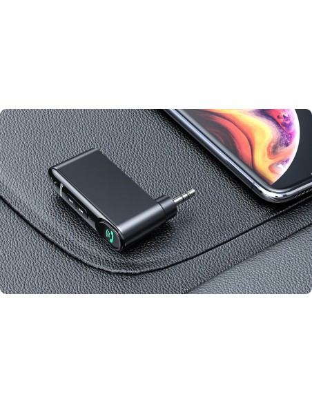 Baseus Qiyin | Transmiter odbiornik dźwięku bluetooth AUX do samochodu