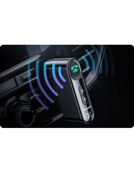 Baseus Qiyin | Transmiter odbiornik dźwięku bluetooth AUX do samochodu