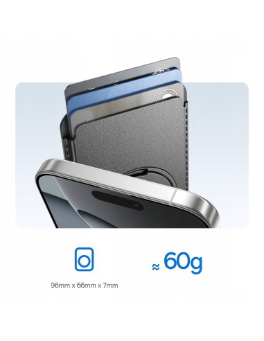 Baseus MagPro 3 | Magnetyczne etui do telefonu na karty dokumenty, podstawka MagSafe