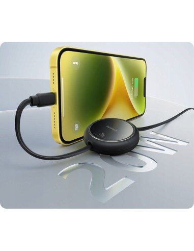 Baseus Free2Pull | Rozwijany kabel, przewód do iPhone, USB-C - Ligtning, Szybkie ładowanie PD 20W, 1m