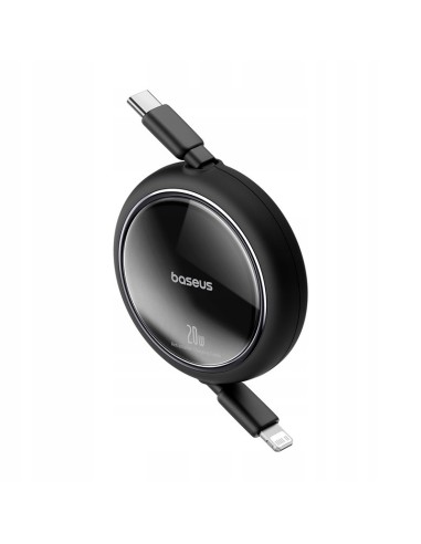 Baseus Free2Pull | Rozwijany kabel, przewód do iPhone, USB-C - Ligtning, Szybkie ładowanie PD 20W, 1m