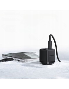 Baseus Palm Szybka Ładowarka Sieciowa C+U 30W EU Cluster Black
