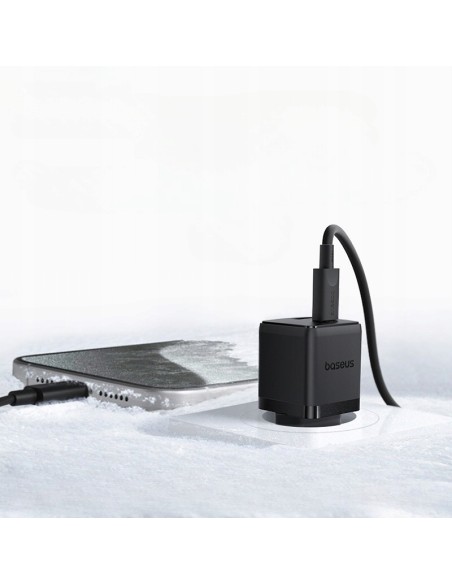 Baseus Palm Szybka Ładowarka Sieciowa C+U 30W EU Cluster Black