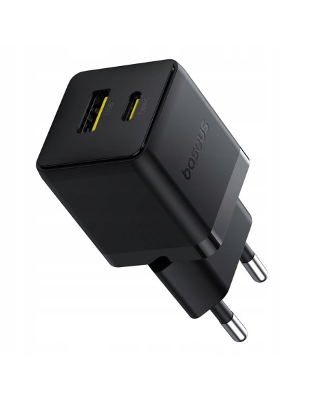 Baseus Palm Szybka Ładowarka Sieciowa C+U 30W EU Cluster Black