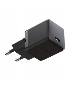 Baseus Palm Szybka Ładowarka Sieciowa 1C 20W EU Cluster Black