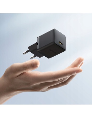 Baseus Palm Szybka Ładowarka Sieciowa 1C 20W EU Cluster Black