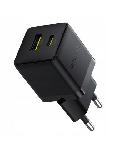 Baseus Palm |  Szybka Ładowarka Sieciowa, Zasilacz USB-C USB-A PD 20W